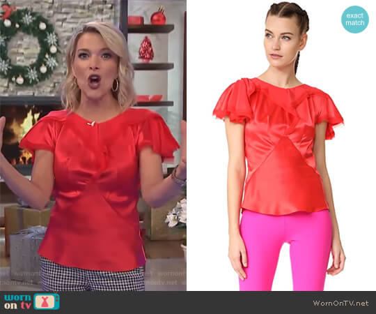 Zac Posen Short Sleeve Blouse worn by Megyn Kelly on Today