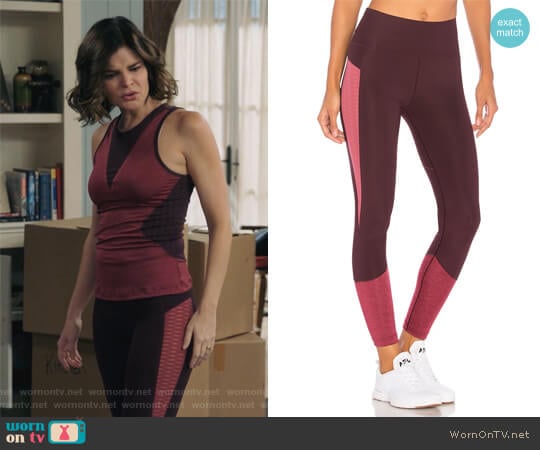 Adidas by Stella McCartney Train Ult Tight worn by Heather Hughes (Betsy Brandt) on Life in Pieces