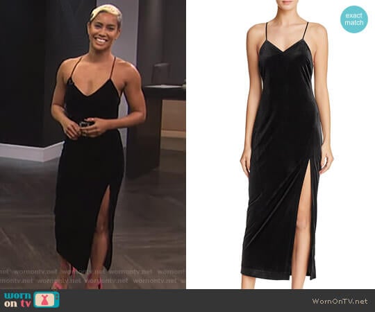 Bardot Raven Dress worn by Sibley Scoles on E! News