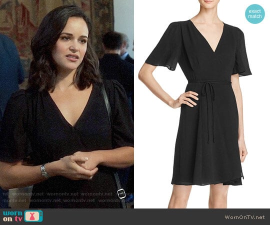 Betsey Johnson Crepe Wrap Dress worn by Amy Santiago (Melissa Fumero) on Brooklyn Nine-Nine