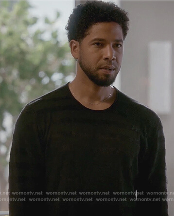 Jamal’s black striped shirt on Empire