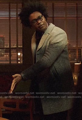 Curtis’s ombre coat on Arrow