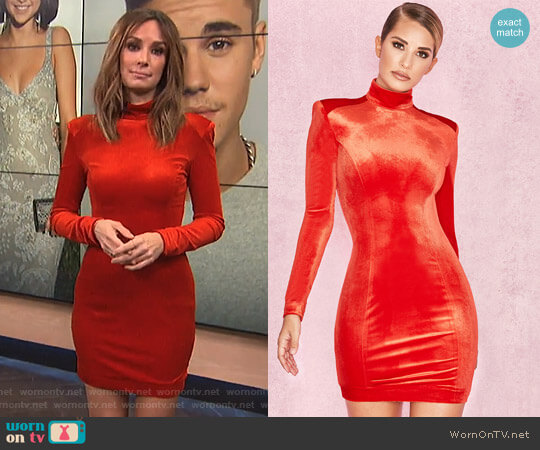House of CB Ysabeau Dress worn by Catt Sadler on E! News