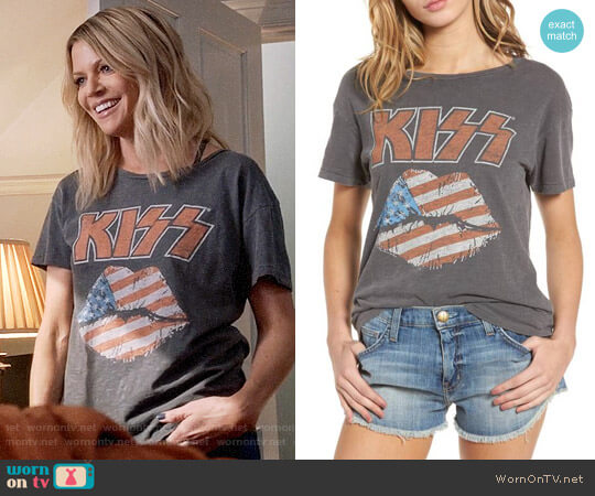 Junk Food Clothing KISS Concert Tee worn by Mackenzie Murphy (Kaitlin Olson) on The Mick