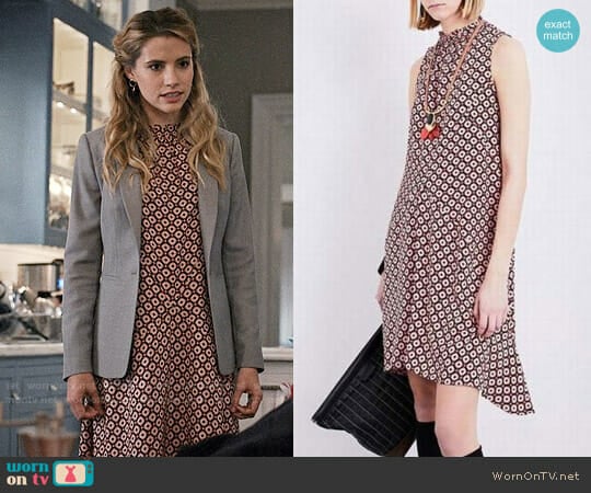 Marni Tracery Print Silk Dress worn by Stephanie 'Stevie' McCord (Wallis Currie-Wood) on Madam Secretary