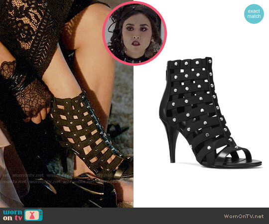 MICHAEL Michael Kors Sherry Studded Cage Sandals worn by Nico Minoru (Lyrica Okano) on Marvels Runaways