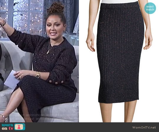 Rag & Bone Jubilee Skirt worn by Adrienne Houghton on The Real
