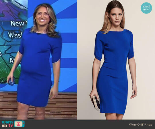 Reiss Lidia Dress worn by Ginger Zee on Good Morning America