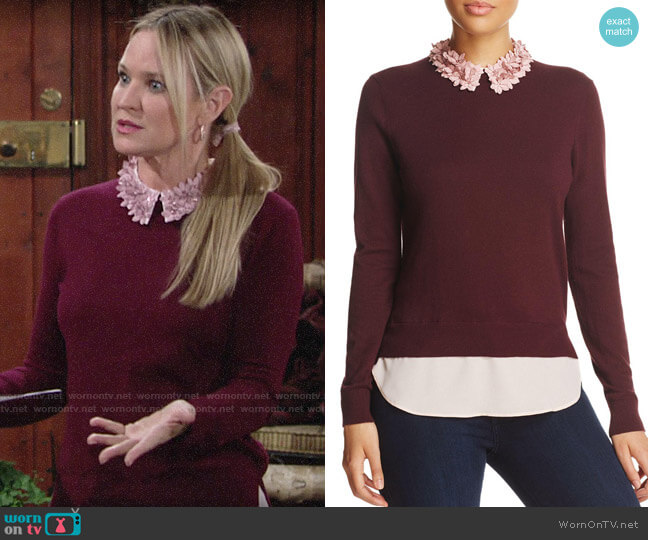 Ted Baker Nansea Sweater worn by Chelsea Lawson (Melissa Claire Egan) on The Young and the Restless