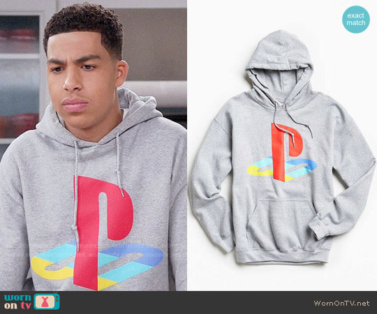 PlayStation Hoodie Sweatshirt from worn by Andre Johnson Jr (Marcus Scribner) on Black-ish