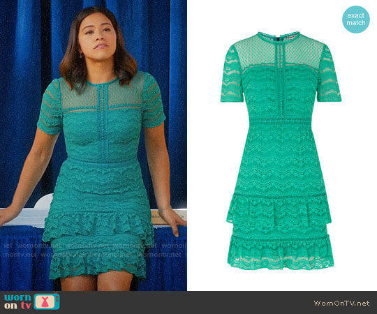 Whistles Indira Dress worn by Jane Villanueva (Gina Rodriguez) on Jane the Virgin