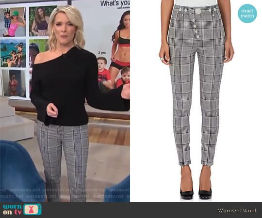 Alexander Wang Checked Trousers worn by Megyn Kelly on Today
