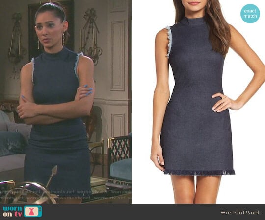 Ali & Jay Falling For You Minidress worn by Gabi Hernandez (Camila Banus) on Days of our Lives