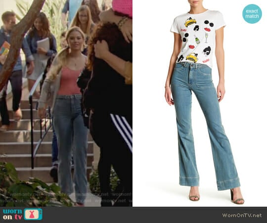 Alice + Olivia Juno Braided Belt Jean worn by Karolina Dean (Virginia Gardner) on Marvels Runaways
