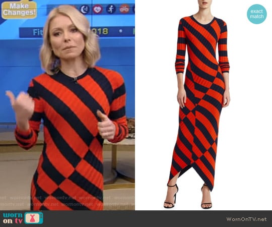 Altuzarra Whistler Dress worn by Kelly Ripa on Live with Kelly and Mark