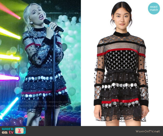 Dodo Bar Or Amaliya Velvet Mini Dress worn by Maddie Jaymes (Lennon Stella) on Nashville