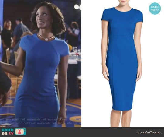 Felicity & Coco Ward Seamed Pencil Dress worn by Kara Fowdy (Skye Marshall) on Black Lightning