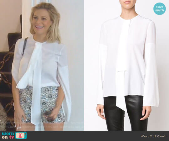 Givenchy Pussy Bow Blouse worn by Dorit Kemsley on The Real Housewives of Beverly Hills