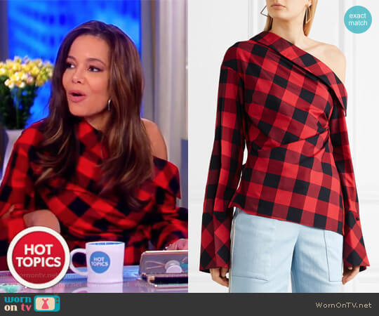 Hellessy Astrid Top worn by Sunny Hostin on The View