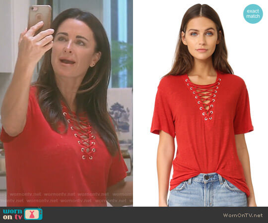 Iro Imis Tee worn by Kyle Richards on The Real Housewives of Beverly Hills