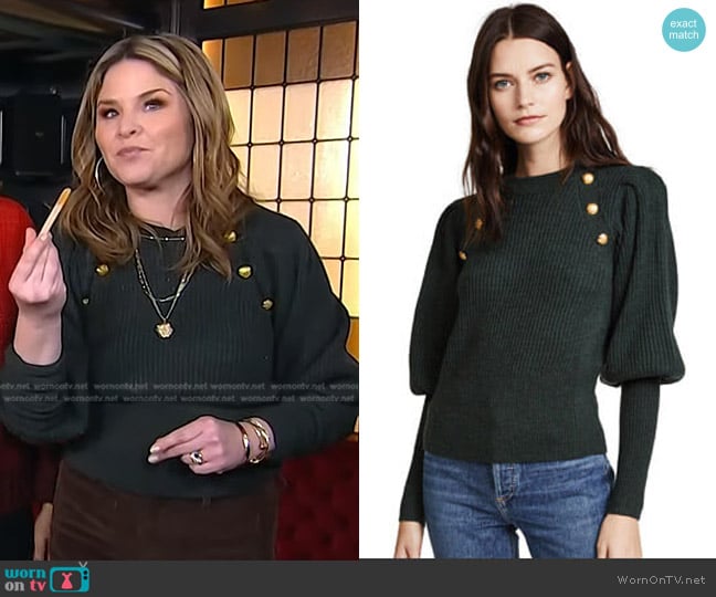 Veronica Beard Jude Sweater worn by Jenna Bush Hager on Today