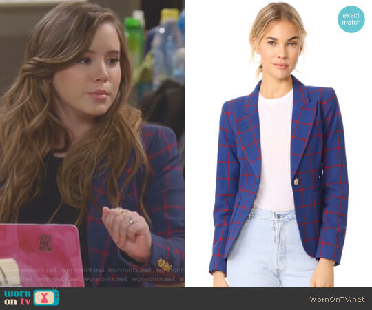 Smythe Patch Pocket Duchess Blazer worn by Kendra Gable (Taylor Spreitler) on Kevin Can Wait