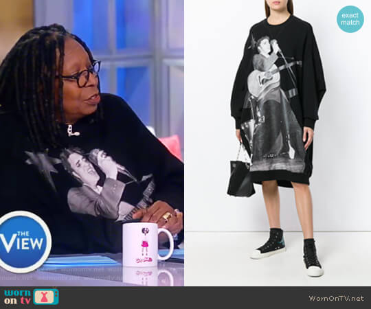 R13 Elvis grunge dress worn by Whoopi Goldberg on The View