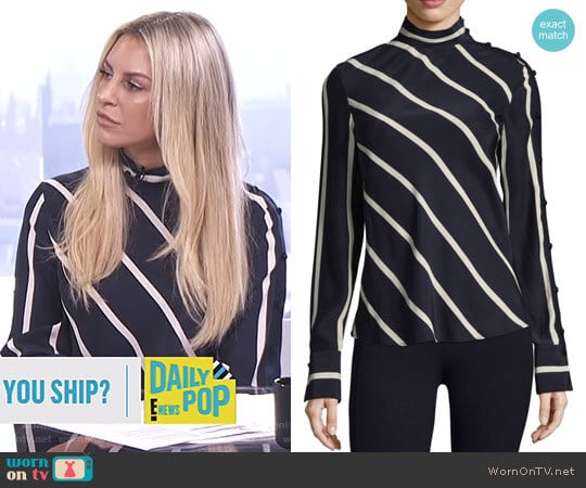 Rag & Bone Bretton Top worn by Morgan Stewart on E! News