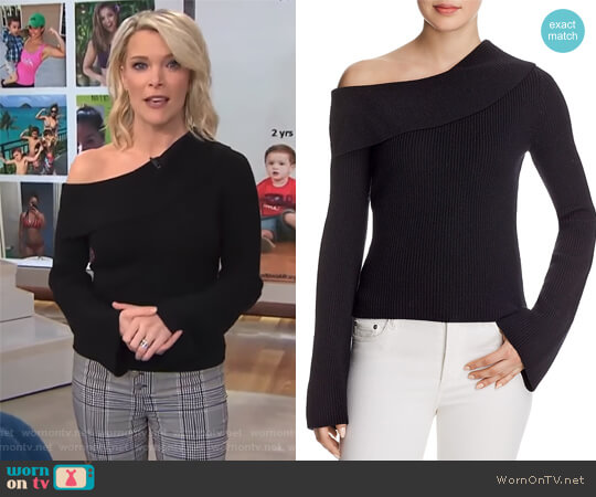Theory Prosecco Off-Shoulder Sweater worn by Megyn Kelly on Today
