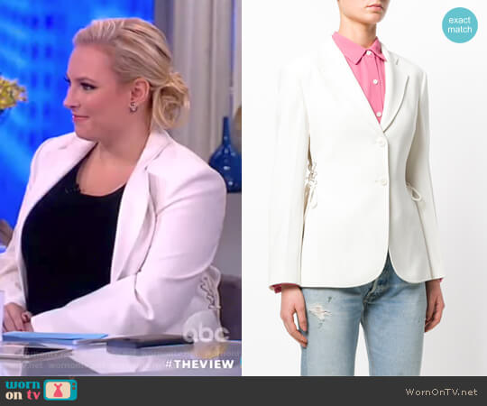 Theory Lace-up Detail Blazer worn by Meghan McCain on The View