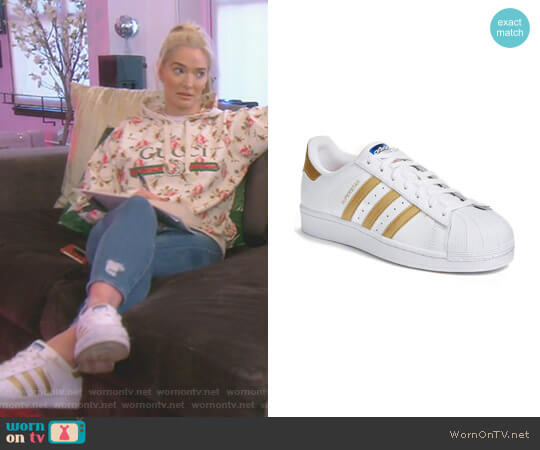 Adidas Superstar Sneaker worn by Erika Jayne on The Real Housewives of Beverly Hills