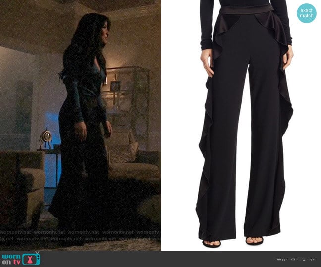 Alice + Olivia Wallace Pants worn by Hermione Lodge (Marisol Nichols) on Riverdale