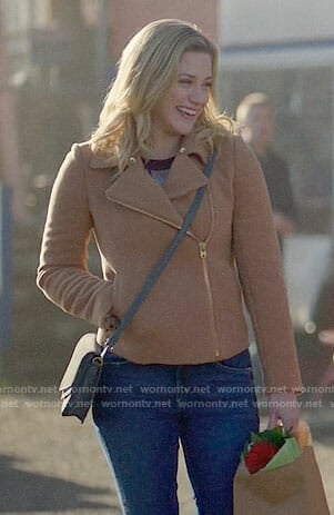 Betty’s camel jacket on Riverdale