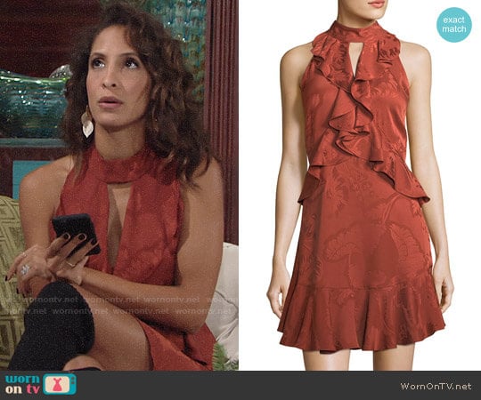 Cinq a Sept Maxime Dress worn by Lily Winters (Christel Khalil) on The Young and the Restless