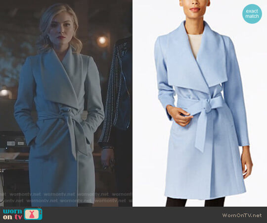 Cole Haan Wrap Coat worn by The Frost Sisters (Skyler Samuels) on The Gifted