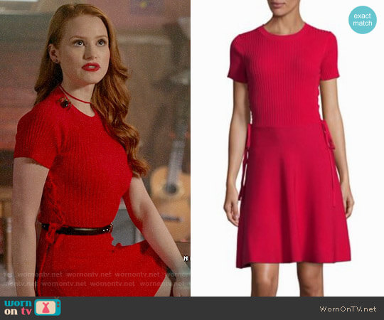 Design Lab Lord & Taylor Short Sleeve Dress worn by Cheryl Blossom (Madelaine Petsch) on Riverdale