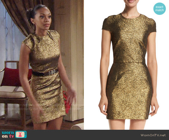 Diane von Furstenberg Hadlie Dress worn by Hilary Curtis (Mishael Morgan) on The Young and the Restless