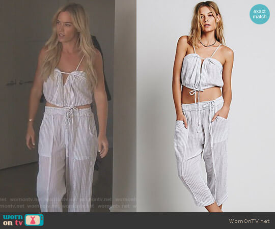 Free People Pull It Up Set worn by Teddi Mellencamp Arroyave on The Real Housewives of Beverly Hills