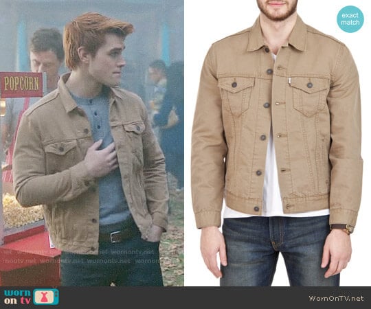 Levis Trucker Jacket worn by Archie Andrews (K.J. Apa) on Riverdale