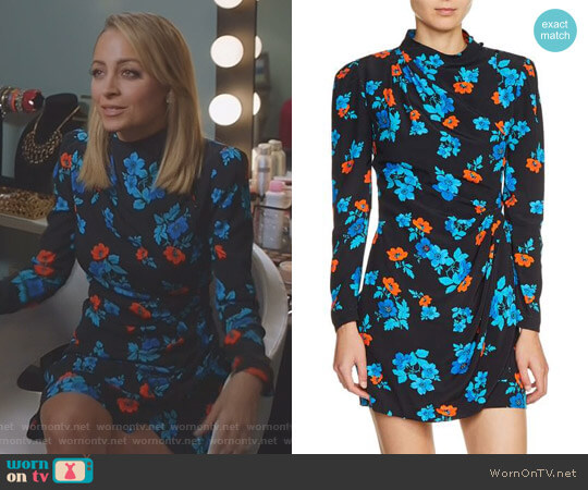 Maje Floral Faux Wrap Dress worn by Portia Scott-Griffith (Nicole Richie) on Great News