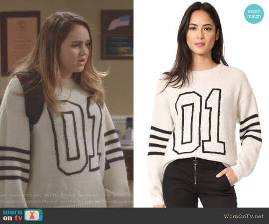 Mother The Sweater worn by Sara Gable (Mary-Charles Jones) on Kevin Can Wait