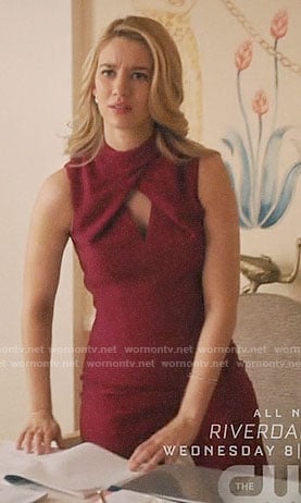 Petra’s pink jumpsuit with cutout on Jane the Virgin