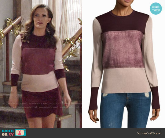 Rag & Bone Marissa Sweater worn by Chelsea Lawson (Melissa Claire Egan) on The Young and the Restless