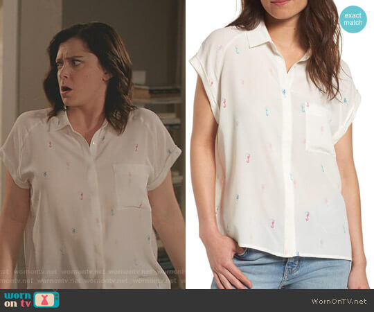 Rails Chase Shirt worn by Rebecca Bunch (Rachel Bloom) on Crazy Ex-Girlfriend