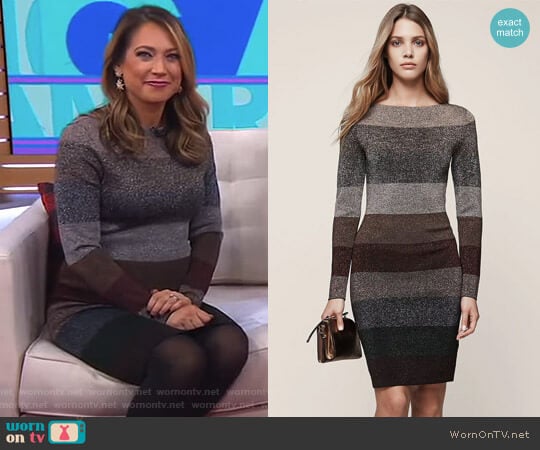 Reiss Ashlyn Dress worn by Ginger Zee on Good Morning America