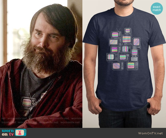 Interference T-shirt from Threadless worn by Phil Miller (Will Forte) on Last Man On Earth