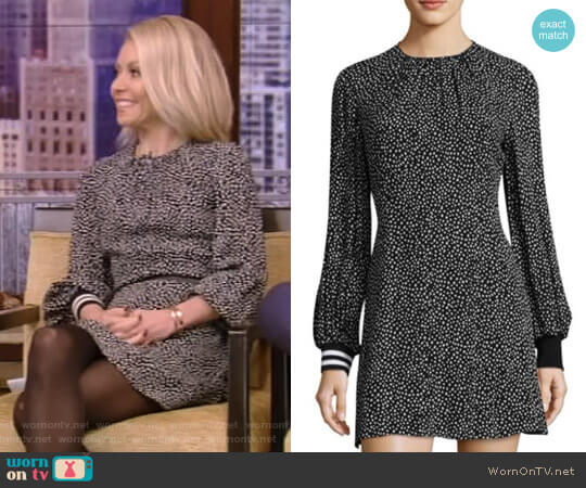 Tibi Martine Short Dress worn by Kelly Ripa on Live with Kelly and Mark