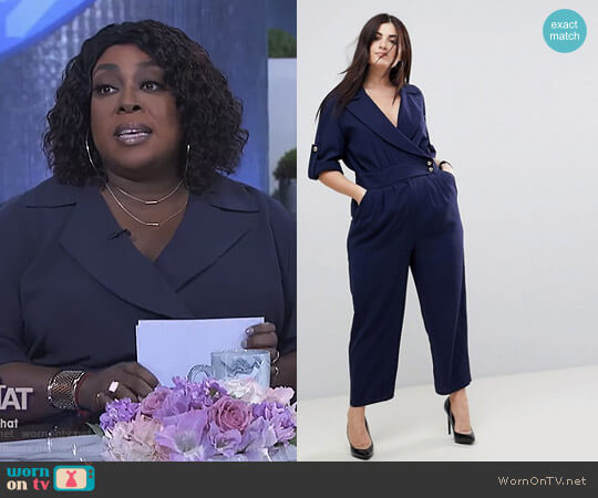 Asos Soft Tux Jumpsuit worn by Loni Love on The Real