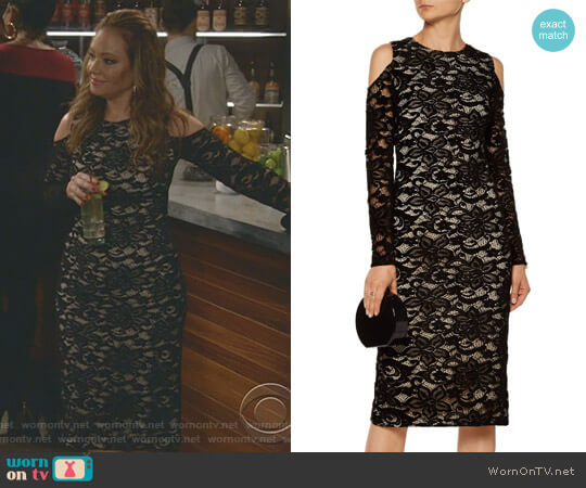 Alice + Olivia Laila Dress worn by Vanessa Cellucci (Leah Remini) on Kevin Can Wait