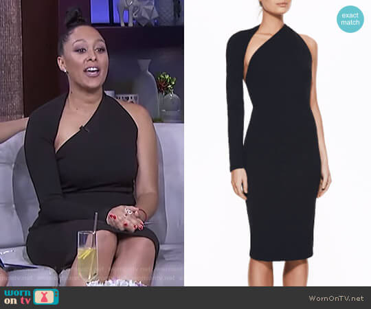Bianca and Bridgett Chloe Dress worn by Tamera Mowry on The Real